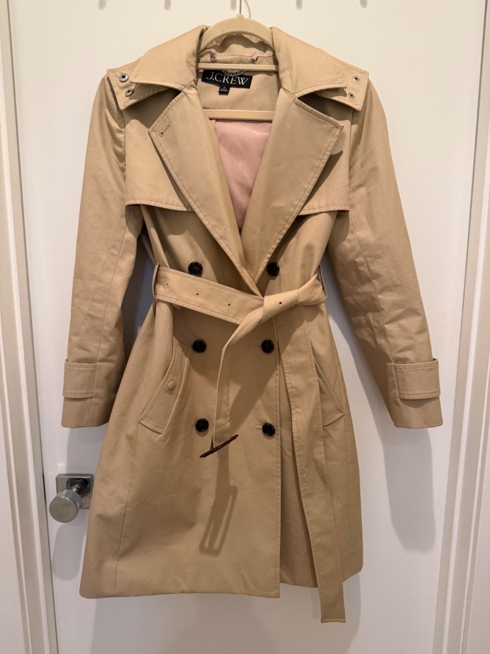J.Crew Petite new Icon trench (Size 2P)